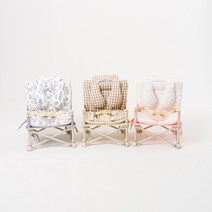 맘앤리틀 휴대용 부스터 의자 이너시트 (이너시트 쿠션 제품 부스터 본체 미포함), 베이지체크