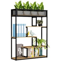 공간분리 가벽 칸막이 파티션 우드 선반 레스토랑 카페 책장 사무실 현관 인테리어 거실 원룸, F. 4층 길이 100 너비 29 높이 140