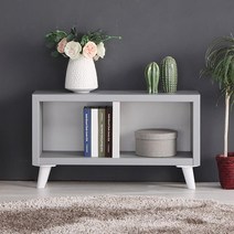 원룸자취방 모던 미니 거실용 책수납장(84cm 6색) 우드 장식장 오픈 책장형, 아카시아화이트