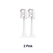 Xiaomi Mijia T300/T500/T700 소닉 전동 칫솔 Bristle Brush 개별 패키지 용 2/4피스 교체 브러시 헤드, 04.2Pink, 04 2Pink