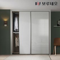 보루네오 10cm 샤인 슬라이딩 작은방 붙박이장 5자 6자 7자, 그레이_다크그레이10cm