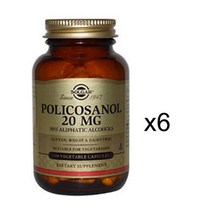 솔가(6개 세트) 폴리코사놀 20mg 100정 베지캡슐, 6개