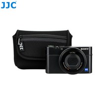 [JJC] 리코GR3X/소니zv1/캐논g7xmark3 카메라 케이스 파우치, OC-R1BK 블랙