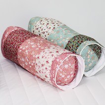 면100% 핸드메이드 원형 경추베개 (솜포함)