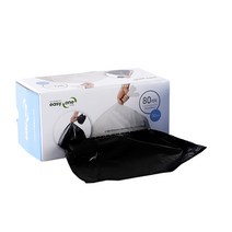쓰레기봉투 재활용 분리수거 비닐봉지 검정색, 80L