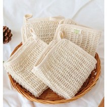 주방 삼베수세미 친환경 제로웨이스트 사각수세미, 2장