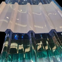 렉산골판 V250 광폭 폴리카보네이트 넥산 국산 렉산지붕, 1.5T, 투명, 3000mm, 1개
