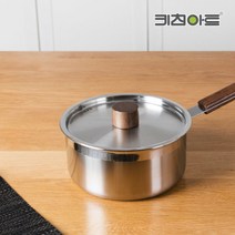 키친아트 멘토 인덕션 스텐냄비 편수, 18cm, 혼합 색상