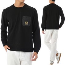 [벨스타프] 22FW 로고 우븐 포켓 티셔츠 71130749 90000