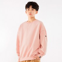 고스트리퍼블릭 아동용 헤비 기모 오버핏 맨투맨 티셔츠 JMT-J188
