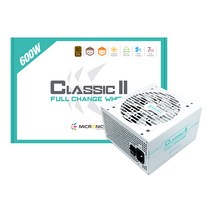 마이크로닉스 CLASSIC II 풀체인지 600W 80PLUS 230V EU 화이트 파워서플라이, 상세페이지 참조