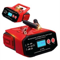 전기차충전기 전기차충전케이블 가정용 전기차 충전기 고출력 400W 12V-24V 배터리 충전기 30A 자동 지능, 02 EU