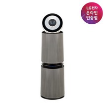 [LG전자] 퓨리케어 오브제컬렉션 360° 2단 공기청정기 알파 UP [펫필터/샌드베이지/AS333NS4C]