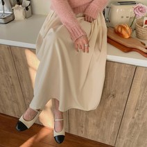 셔링 디테일 포인트 여성 민소맨 원피스 실크원피스