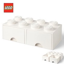 [LEGO]레고 블럭 서랍 정리함 8구_화이트/ 서랍형, 서랍형 정리함8구_화이트