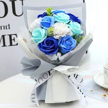 아르띠콜로 조화 루디아 비누 꽃다발, 드림 블루