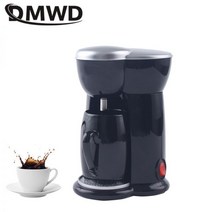 카페 사무실 반자동 수동 커피머신 DMWD140ML 미니 미국 커피 머신 자동 드립 메이커 단일 컵 가정 및 용 110220V, 220V