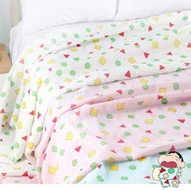 샤카인견 시어커스 홀이불 시어서커이불 지지미이불 냉이불 성인거즈 짱구는못말려 여름 싱글S, 민트