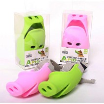 귀여운 돼지코 강아지 입질 입마개 M 강아지.입마개 애완견입마개 개입마개 큰개입마개 강아지공격성, 핑크, 1개