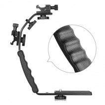 카메라 핸들 켓 홀더 플래쉬 핫슈 연장 마운트 아프리카 G0Pro 유튜브 DSLR 방송 8 동영상, 단품