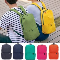 샤오미 미니 백팩 10가지 색상 Xiaomi Mini Backpack 초경량 학생 커플 카메라 도시락 분유용