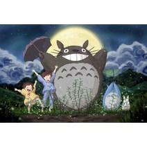 지브리퍼즐 토토로 하울의움직이는성 센과치히로 키키 직소 퍼즐 300 500 1000피스, 그림12 - 다크 브라운 120피스, 상세페이지 참조개