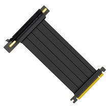 풀 스피드 PCIE 4.0 16x 라이저 케이블 그래픽 카드 확장 PCI Express GPU 차폐 익스텐더, 한개옵션1, 02 20cm-90 degree