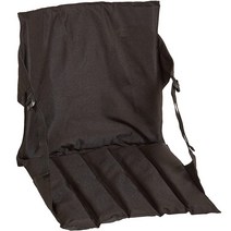 JH029멀티쿠션 야외 비치 체어 회의장 시트 등받이 접이식 시트 캐주얼 접이식 의자, 블랙