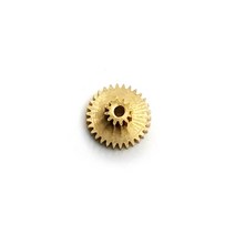 웜기어 베벨기어 톱니바퀴 30121A 0.2M 중복 기어 OD 6.4mm/ 2.8mm 구멍 0.98mm 미니 구리 피니언 모터 부, 01 30Teeth- 12Teeth_01 0.98mm