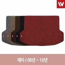 자동차 단층 코일 트렁크 매트 제타 차량 차 차량용, 쿠팡 상품판매 다크브라운