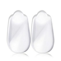 오다리교정 휜다리교정 무릎 교정 2pcs 실리콘 안창 orthotics xo-type, 분명한, l 성인용