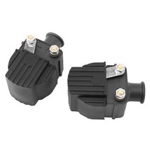 머큐리 마리너 용 점화 코일 2 개 6-225HP 339-835757A3 339-832757A4 339-7370A13 시에라 18-5186 엔진 선외 보트, 01 Black