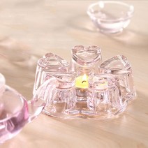 내열유리 하트 티워머 유리워머, 상세페이지 참조