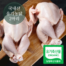 [올계] 유기농 닭 2마리 (냉동) 800g X 2마리 = 1600g