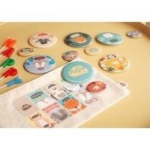 [JUST FRIENDS] 핀버튼 18종, 5.5cm/04쳐기