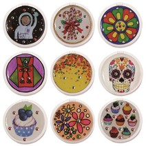 앰보 양면 손거울 만들기 2인세트 휴대용 미용 화장