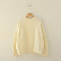 내눈에 콩깍지 배누리 하지원 박나래 설현 이혜리 공효진 지수 제니st 라운드넥 루즈핏 스웨터