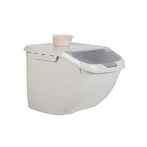 진공 쌀통 보관 추천 저장고 용기 밀폐 용기 잡곡 냉장고 추천 6kg 쌀 저장 상자 곡물 시리얼 디스펜서 플립 뚜껑 식품 주최자 컨테이너 주방 봉인 된 쌀 양동이 곤충 방지, 회색