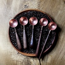커피스쿱 원두 핸드드립 동스쿱 작가 핸드메이드 월넛 손잡이 계량스푼 15g, 디자인2