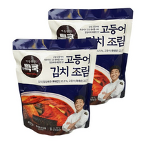 더본 백종원의 고등어 김치조림 450g x 2개 개별포장 아이스박스포장, 1개