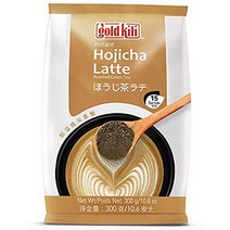 Gold Kili instant Hojicha Tea Latte - Rosted Green Tea ( １5 Sachets) 10.6oz, 1