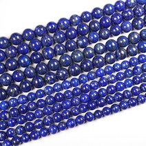 라피스라줄리 원석 천연석 비즈공예 재료 부자재 팔찌만들기 DIY, 6mm(반줄)