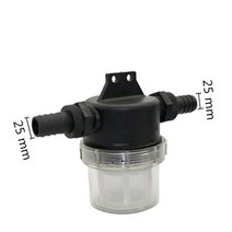 투명 50 메쉬 미세 여과 물 필터 20mm 25mm 가시 농업 도구 정원 관개 1 개, 04 25mm