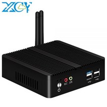스틱PC 초 미니 PC MINIPC 안드로이드 피시 XCY-팬리스 PC 인텔 셀러론 J1900 쿼드코어 8GB RAM 128GB SSD 300M WiFi 기가비트 LAN HTPC, 8G RAM 128G SSD WiFi, Intel Celeron J1900