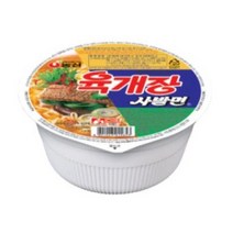 농심 육개장 사발면 86g, 78개