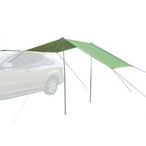 차박 텐트 도킹 쉘터 꼬리 원터치 모닝 렉스턴 레이 쏘렌토 카니발 차박용 4.4x2m 자동 캐노피 루프 탑 suv 자동차 야외 캠핑 여행 해변 태양 그늘 방수 자동차 146, 육군 녹색, 협력사, 3x2m