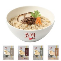 효반 연하도움식 삼계죽쇠고기죽야채죽황태죽 요양간편식 300g 가정 영양죽 실버푸드, 효반 소고기죽