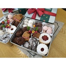 소소베 수제 7종쿠키 틴케이스쿠키박스 수제쿠키세트 선물쿠키박스, 쿠키박스 (대)+10000