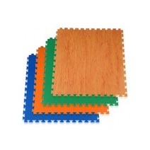 체육관매트 100x100 층간소음매트 헬스장매트, 주황색