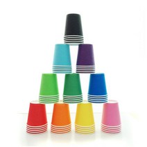 종이컵/50입(약 6oz/빨강/유니아트)